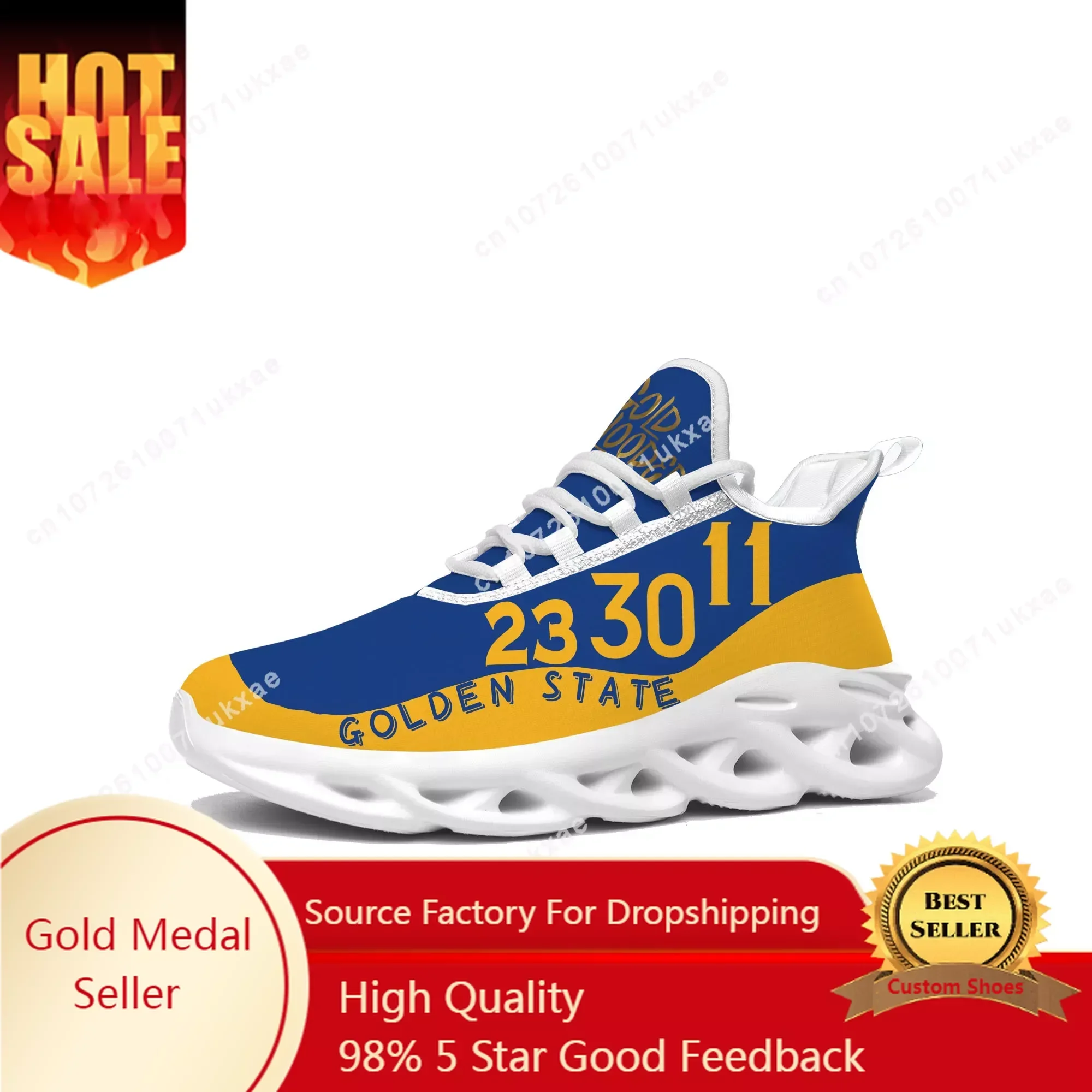 Men'S Fashion Running Shoes - โกลเด้นสเตท หมายเลข 30 11 23 รองเท้าผ้าใบโกลด์บลัดด์แฟลตส์