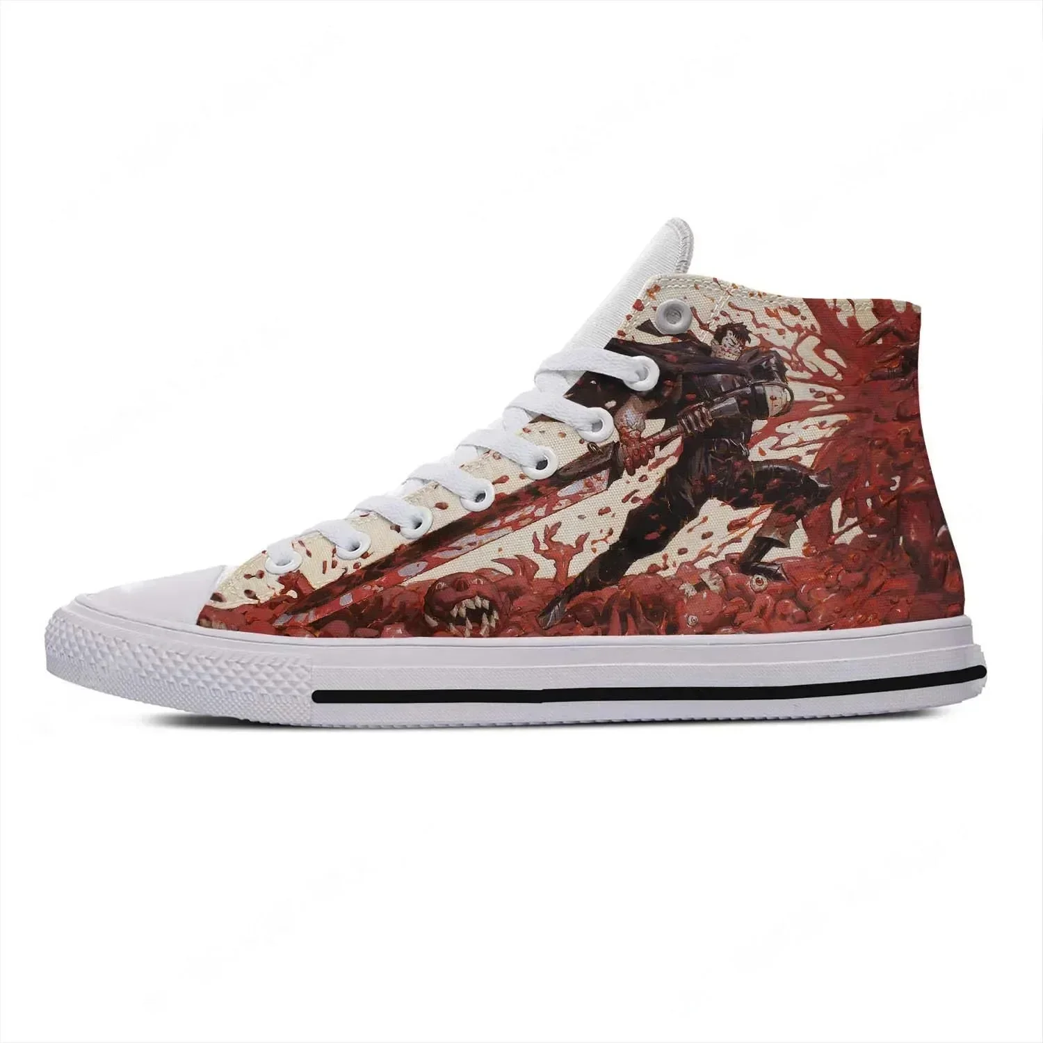 Men'S Fashion Running Shoes - รองเท้าผ้าใบลายอนิเมะ Berserk Guts สำหรับผู้ชาย ผู้หญิง และวัยรุ่น