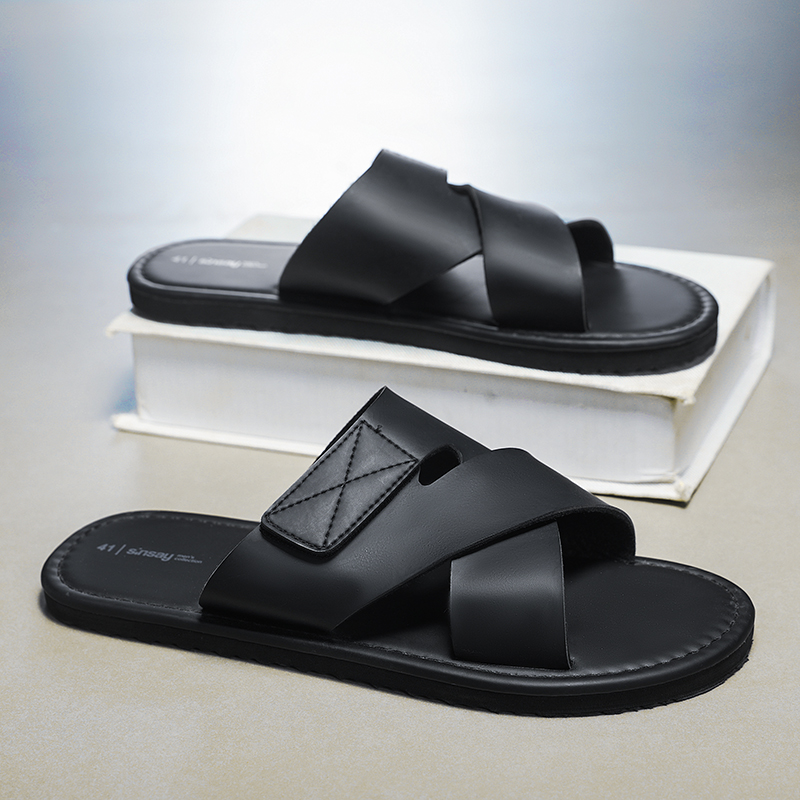 Men'S Fashion Plus - รองเท้าแตะผู้ชาย 2026 รุ่นใหม่ ฤดูร้อน สไตล์เกาหลี แฟชั่นลำลอง