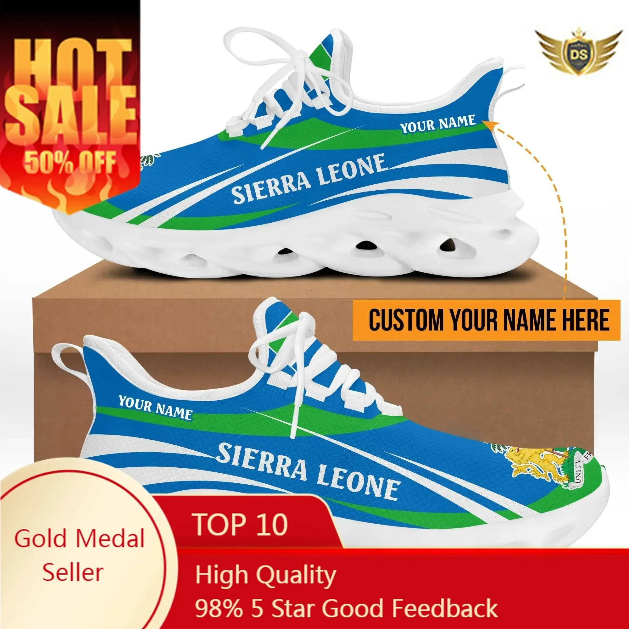Men'S Fashion Running Shoes - Designer รองเท้าผ้าใบ Man Flag Of Sierra