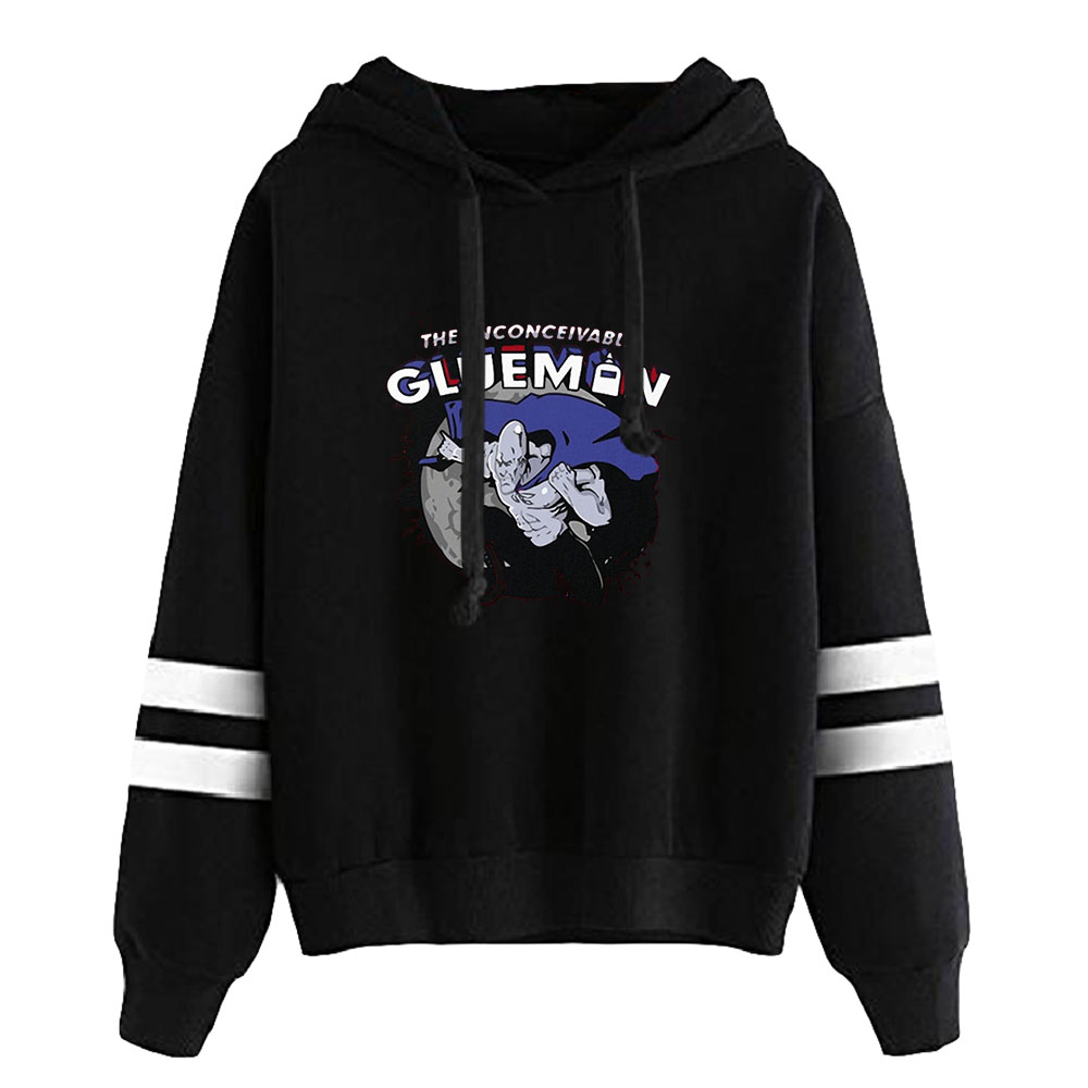 Men Fashion Youtubers - เสื้อฮู้ดแขนยาวทรงตรงไม่มีกระเป๋า Jerma985 Merch รุ่นปี 2026 สำหรับผู้หญิง