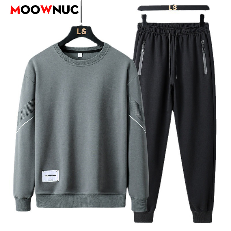 ชุดกีฬาลำลอง 2 ชิ้นสำหรับผู้ชา - Mens Fashion Streetwear บทวิจารณ์และราคา
