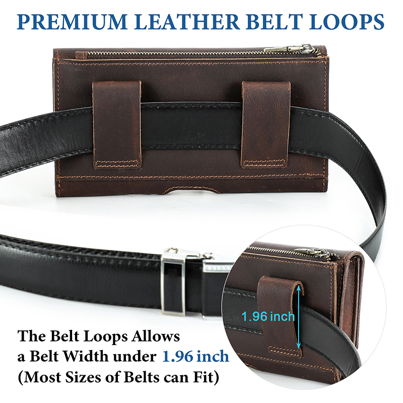 กระเป๋าคาดเอวหนังวัว, ที่ใส่โท - Leather Belt Braided บทวิจารณ์และราคา