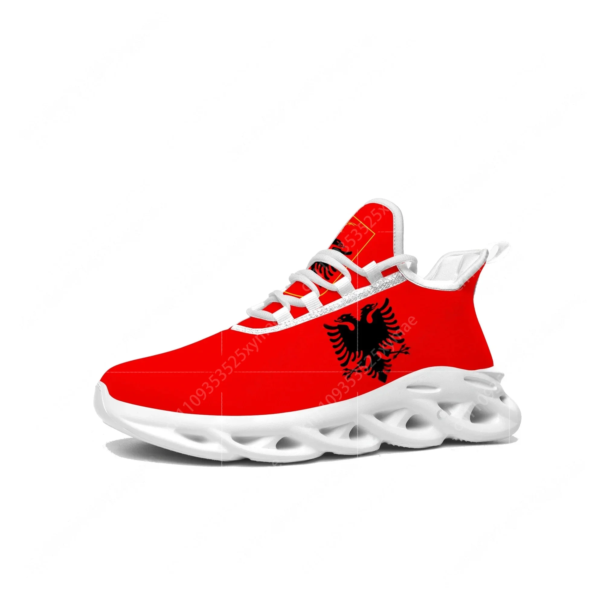 รองเท้าผ้าใบลายธงชาติแอลเบเนีย - Men'S Fashion Running Shoes บทวิจารณ์และราคา