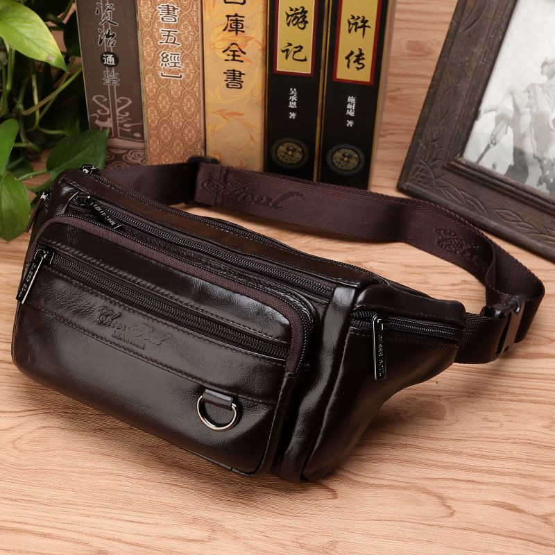ผู้ชายเอว Fanny กระเป๋าสลิงกระ - Leather Belt Braided บทวิจารณ์และราคา