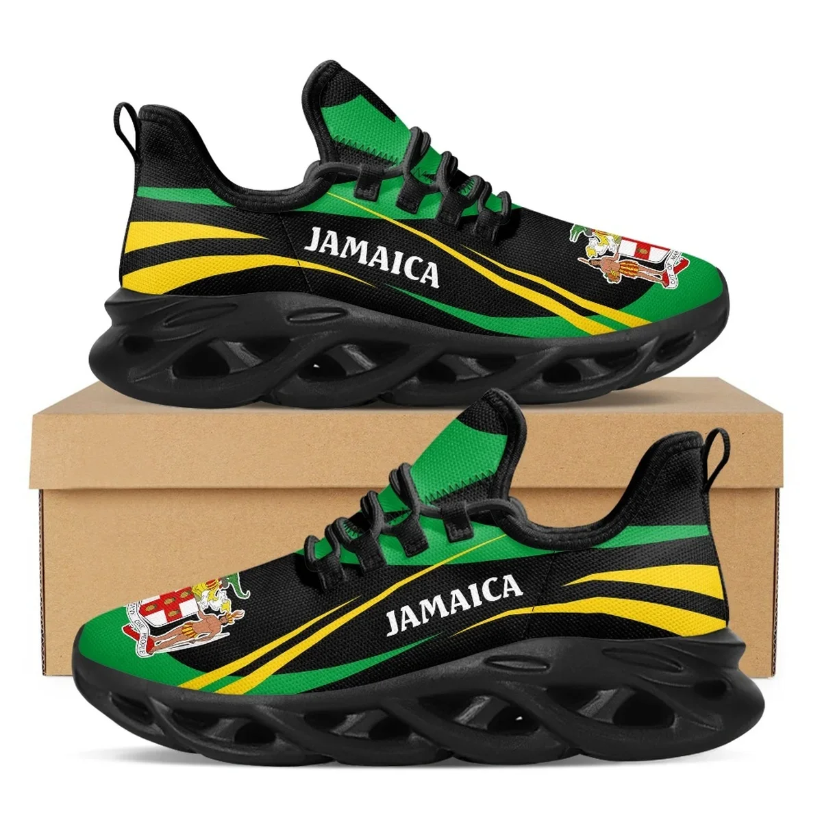รองเท้าผ้าใบลายธงชาติจาเมกาสำห - Men'S Fashion Running Shoes บทวิจารณ์และราคา