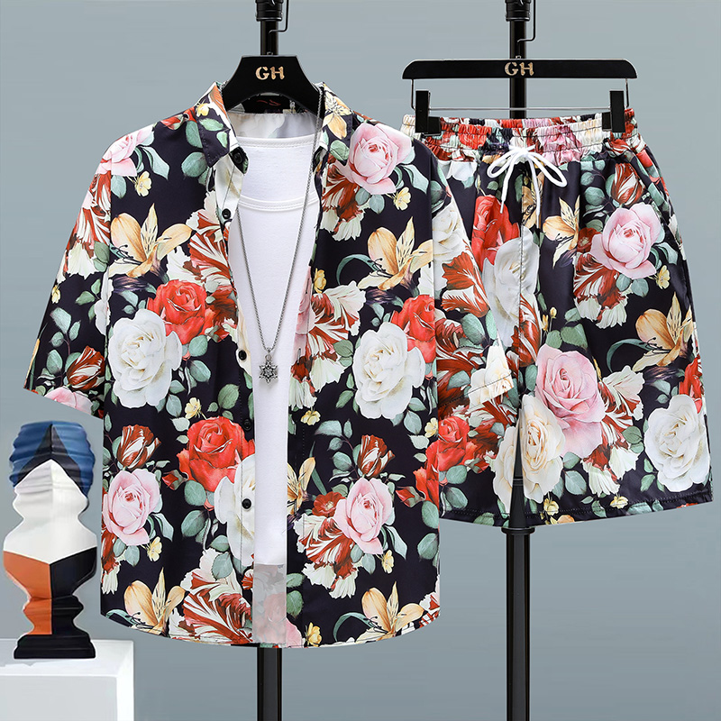 ชุดกีฬาลำลองผู้ชาย 2 ชิ้น ชุดส - Mens Fashion Streetwear บทวิจารณ์และราคา