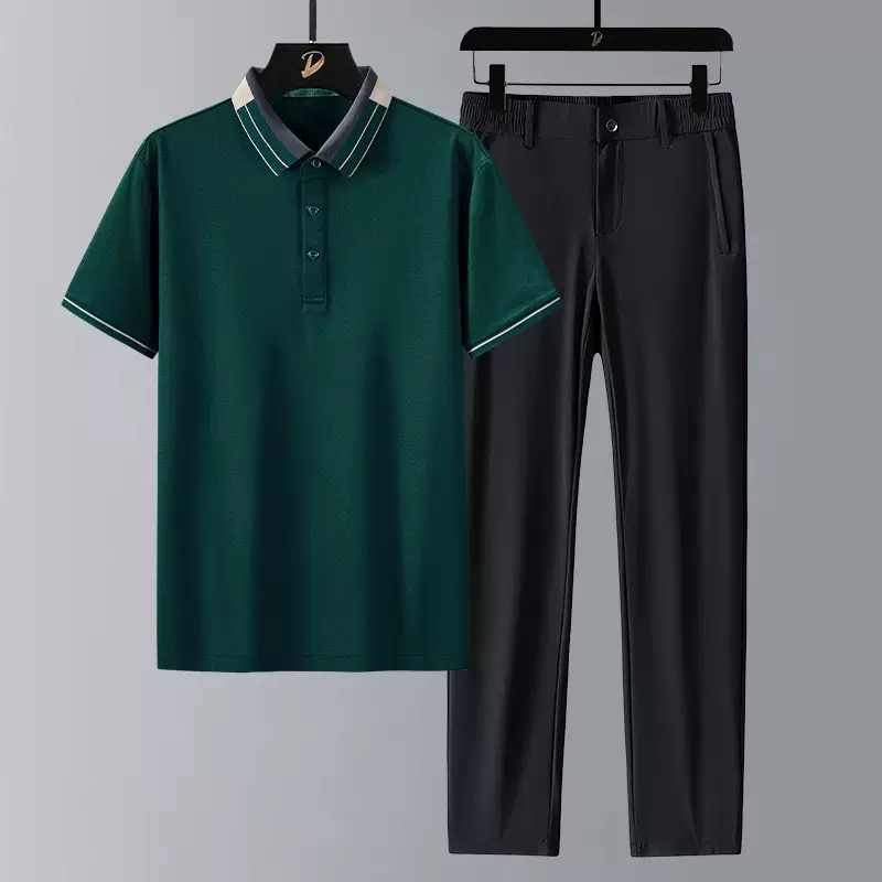 ชุดเสื้อโปโลแขนสั้นผ้าไอซ์ซิลค - Men'S Fashion Plus บทวิจารณ์และราคา