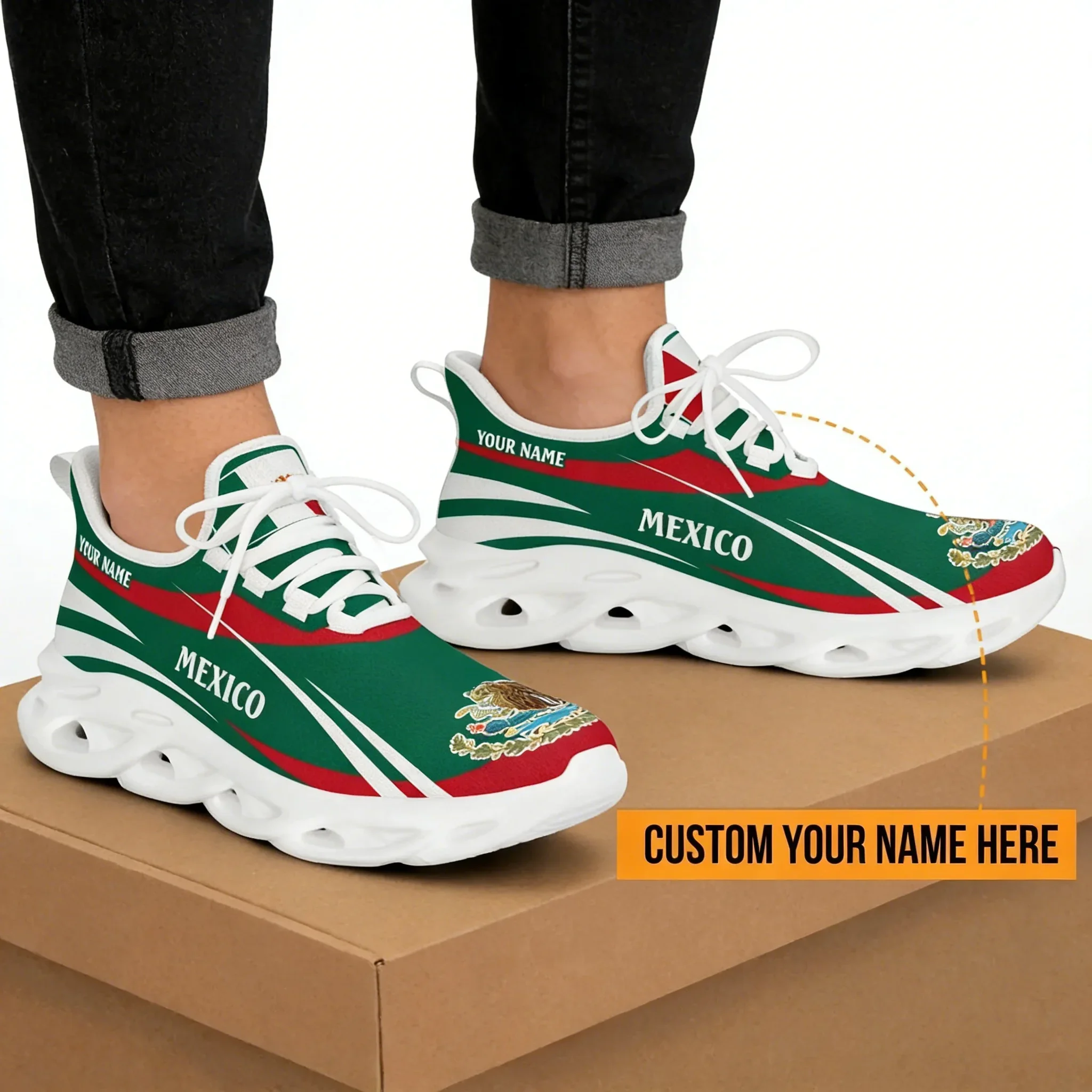 รองเท้าผ้าใบผู้ชายลายธงชาติเม็ - Men'S Fashion Running Shoes บทวิจารณ์และราคา