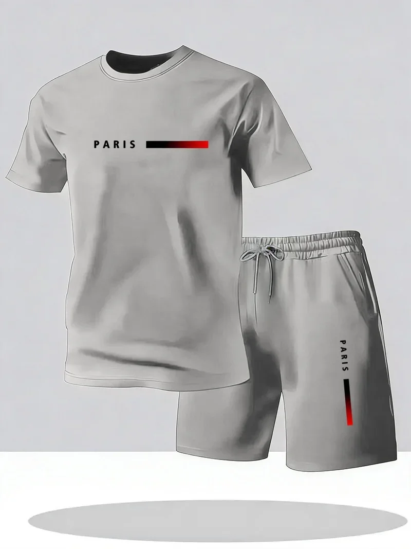 ชุดเซ็ต 2 ชิ้น เสื้อยืดแขนสั้น - Paris Men'S Fashion บทวิจารณ์และราคา