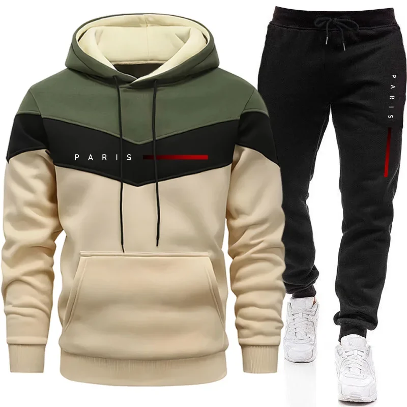ชุดฮู้ดดี้แฟชั่นผู้ชายสไตล์ปาร - Mens Fashion Streetwear บทวิจารณ์และราคา