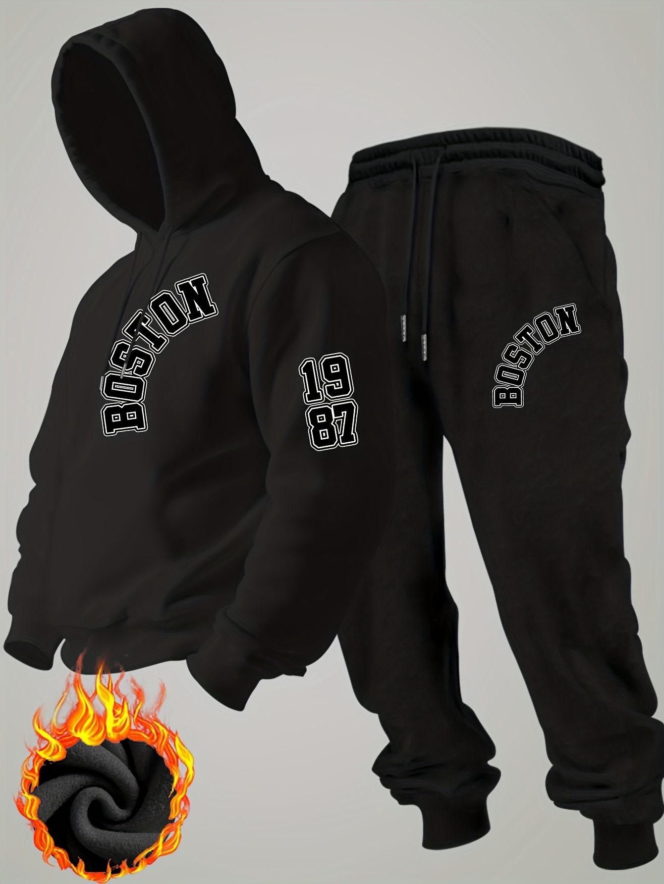 ชุดวอร์มฮู้ดดี้ผ้าฟลีซสำหรับผู - Mens Fashion Streetwear บทวิจารณ์และราคา